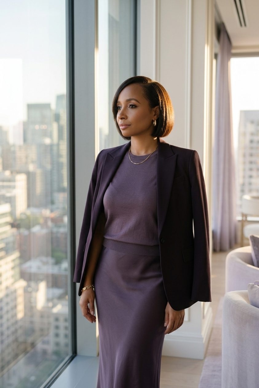 Chantell LaMark, Christian life coach for women and founder of RenewedHER, standing by a window
